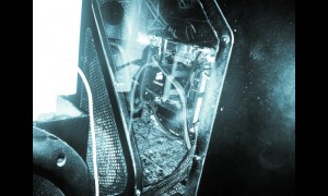 picture looking into my computer case